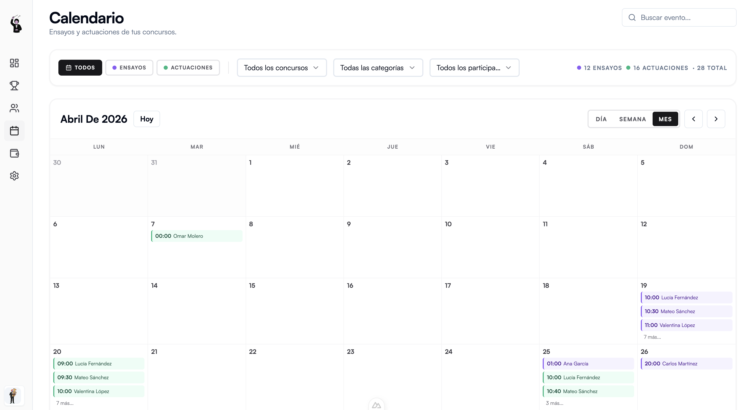 Calendario global
